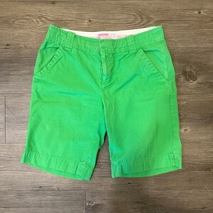 Lilly Pulitzer Green Bermuda Shorts